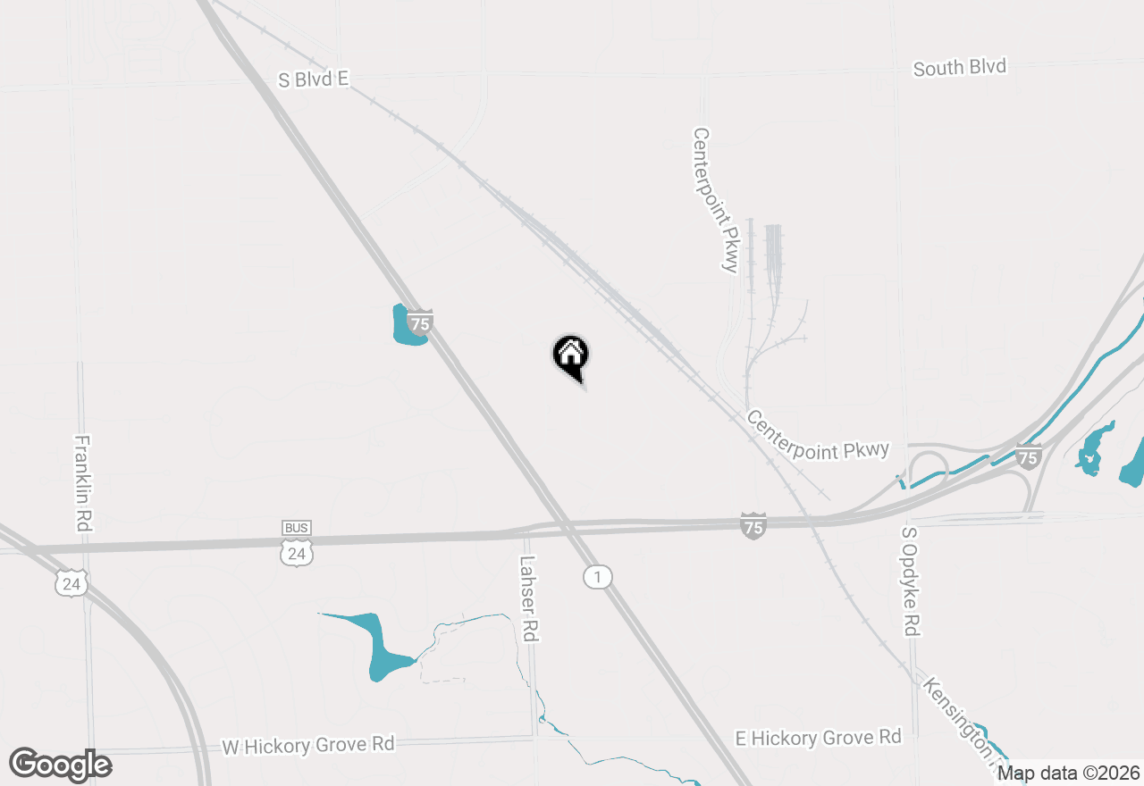 Map of 2155 Devonshire Road, Bloomfield Hills, MI 48302