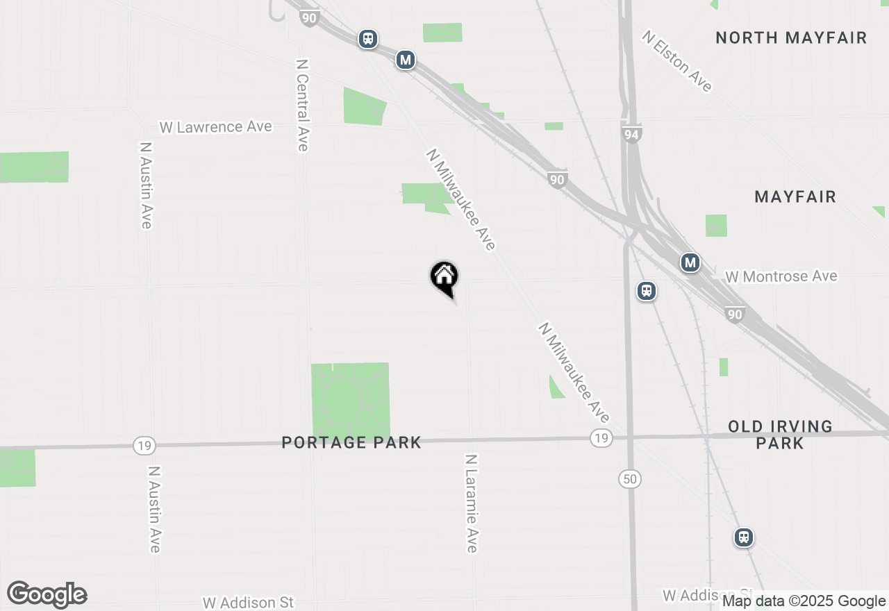 Map of 5235 W Pensacola Avenue, Chicago, IL 60641