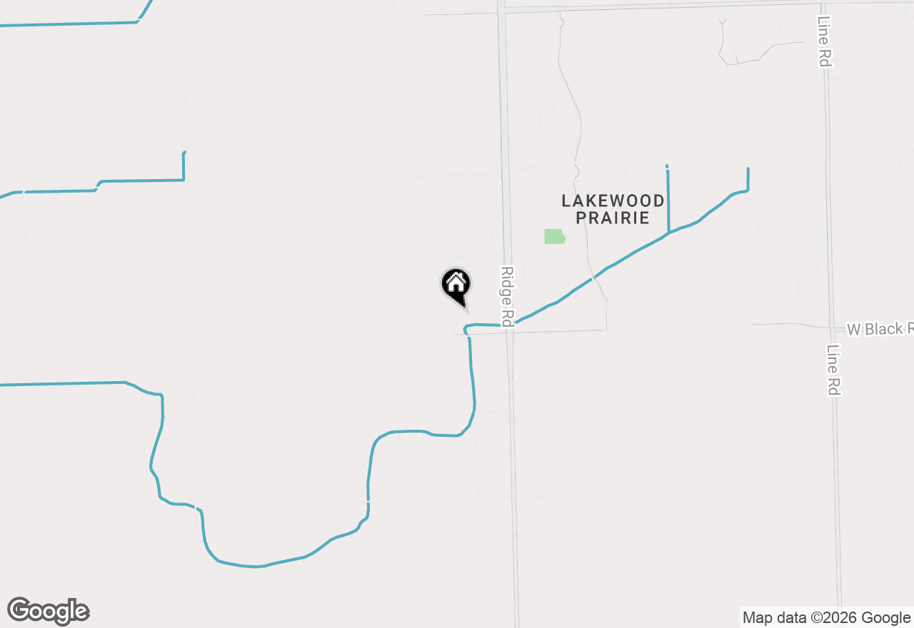 Map of 8021 Harrier Avenue, Joliet, IL 60431