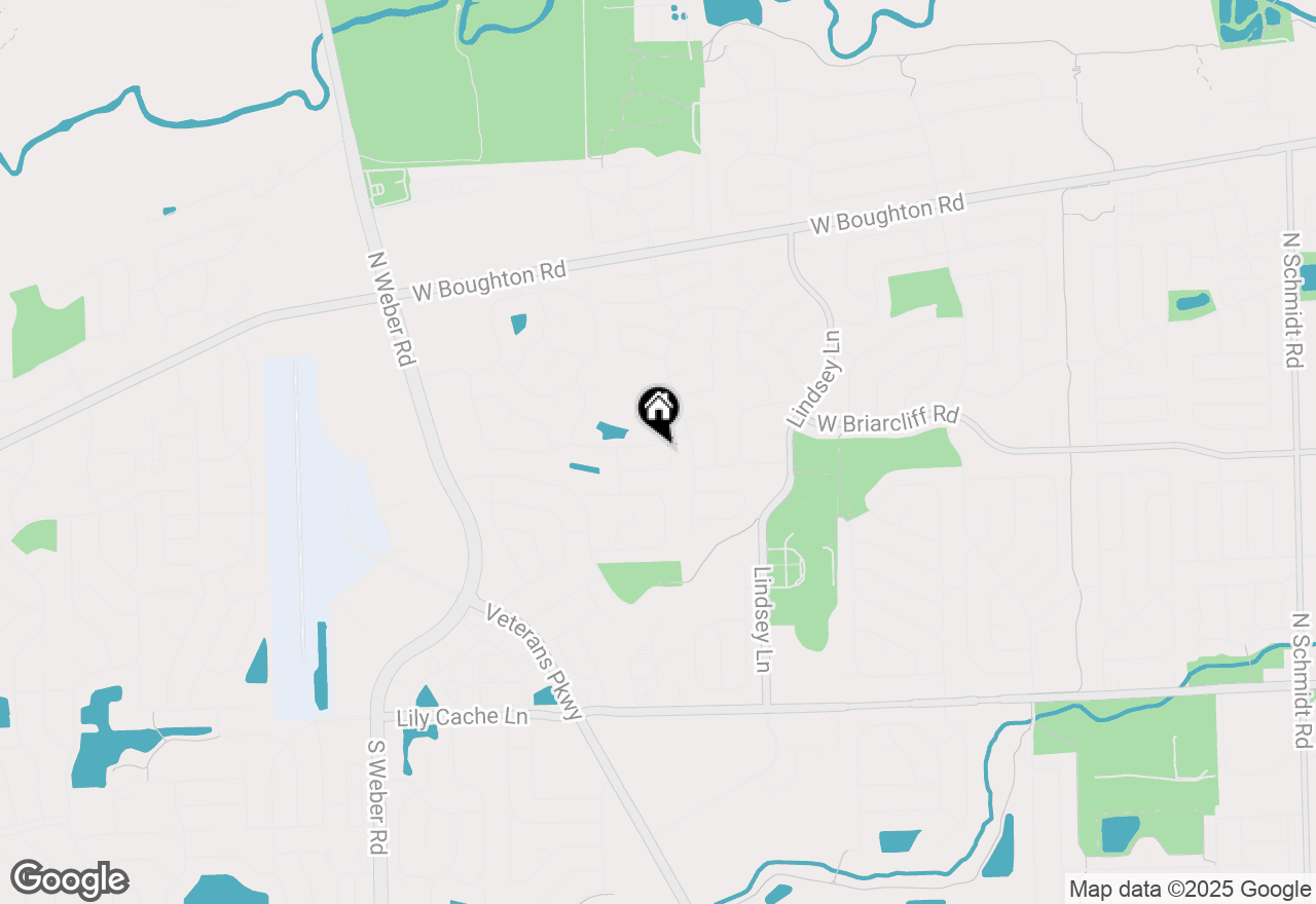 Map of 1063 Jennifer Lane, Bolingbrook, IL 60440