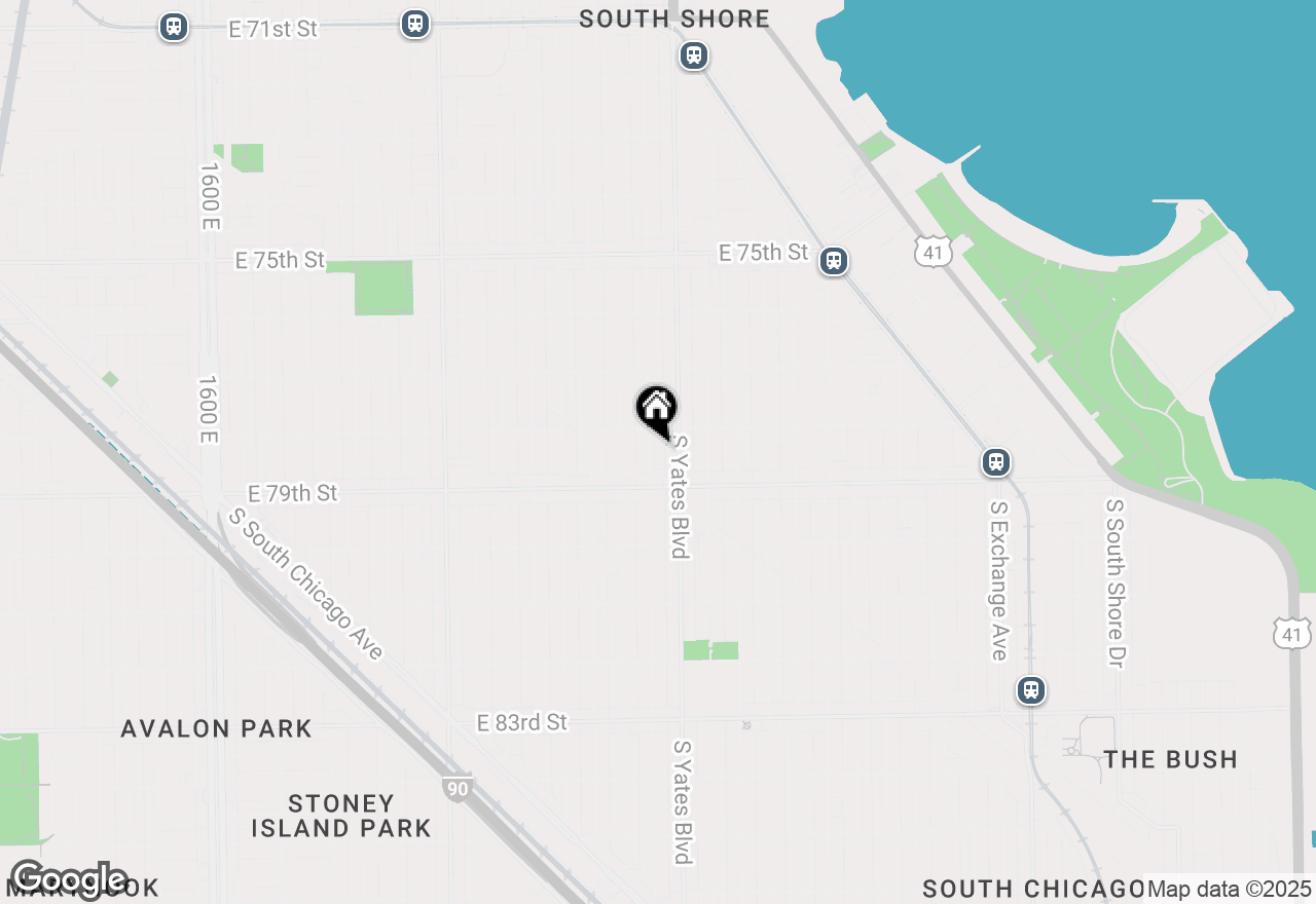 Map of 7821 S Oglesby Avenue, Chicago, IL 60649