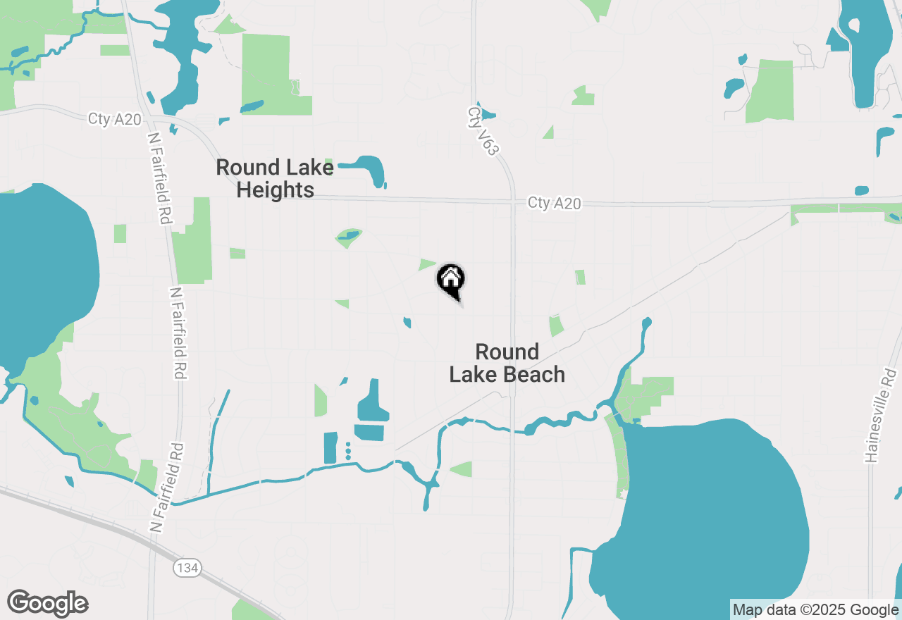 Map of 1410 Juneway Terrace, Round Lake Beach, IL 60073