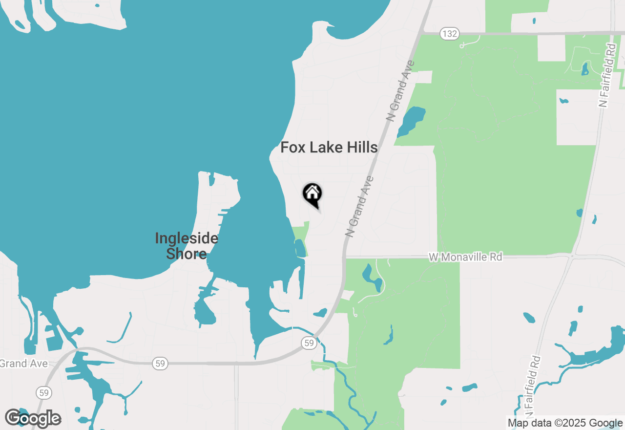 Map of 37193 N Lake Shore Drive, Lake Villa, IL 60046