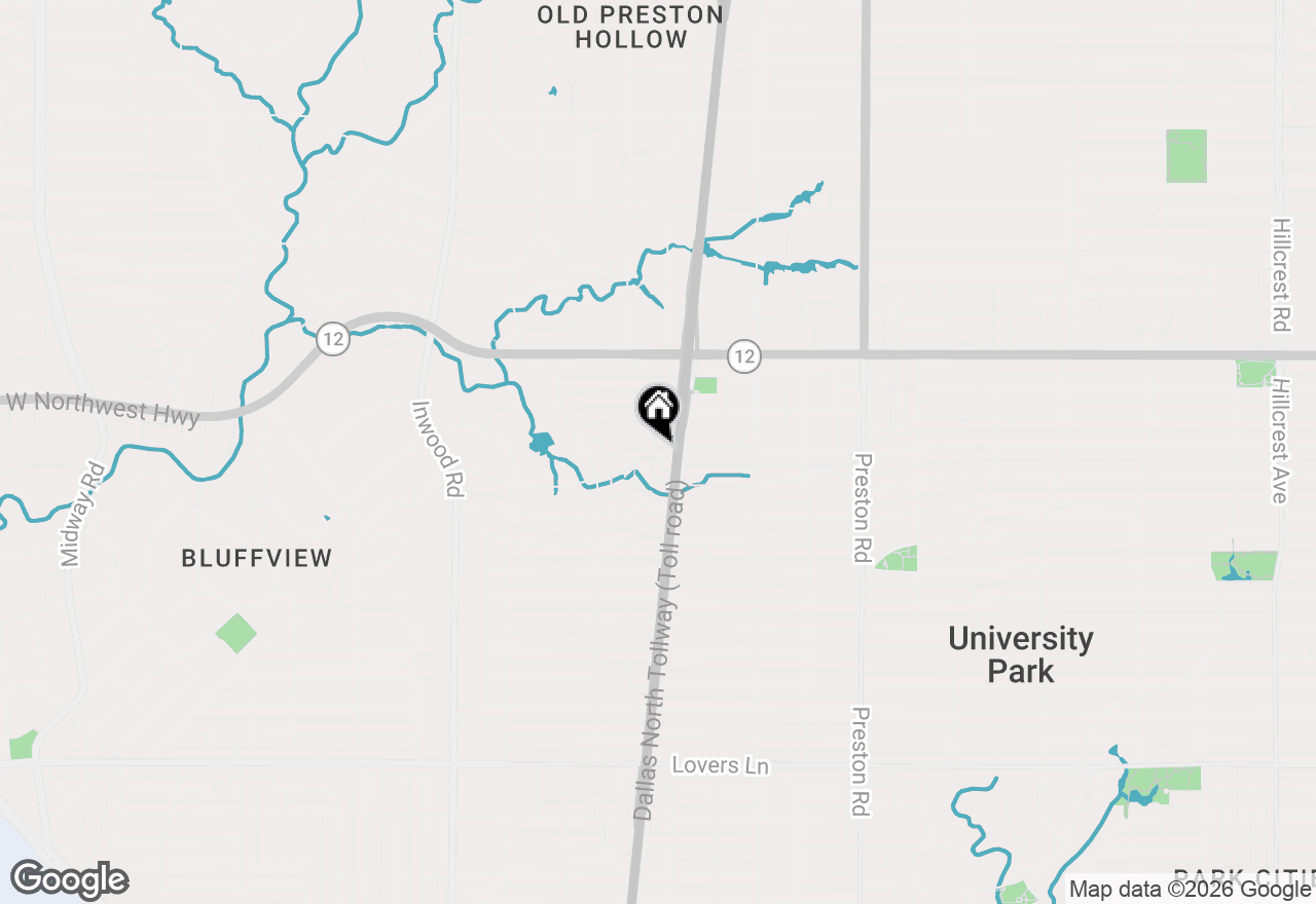 Map of 5845 Farquhar Lane, Dallas, TX 75209