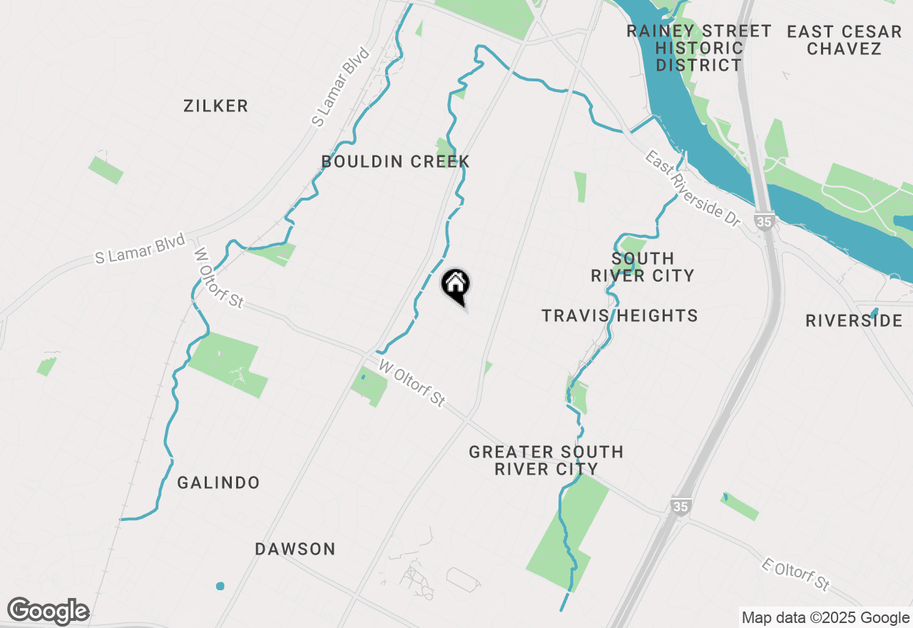 Map of 300 Crockett St #306, Austin, TX 78704