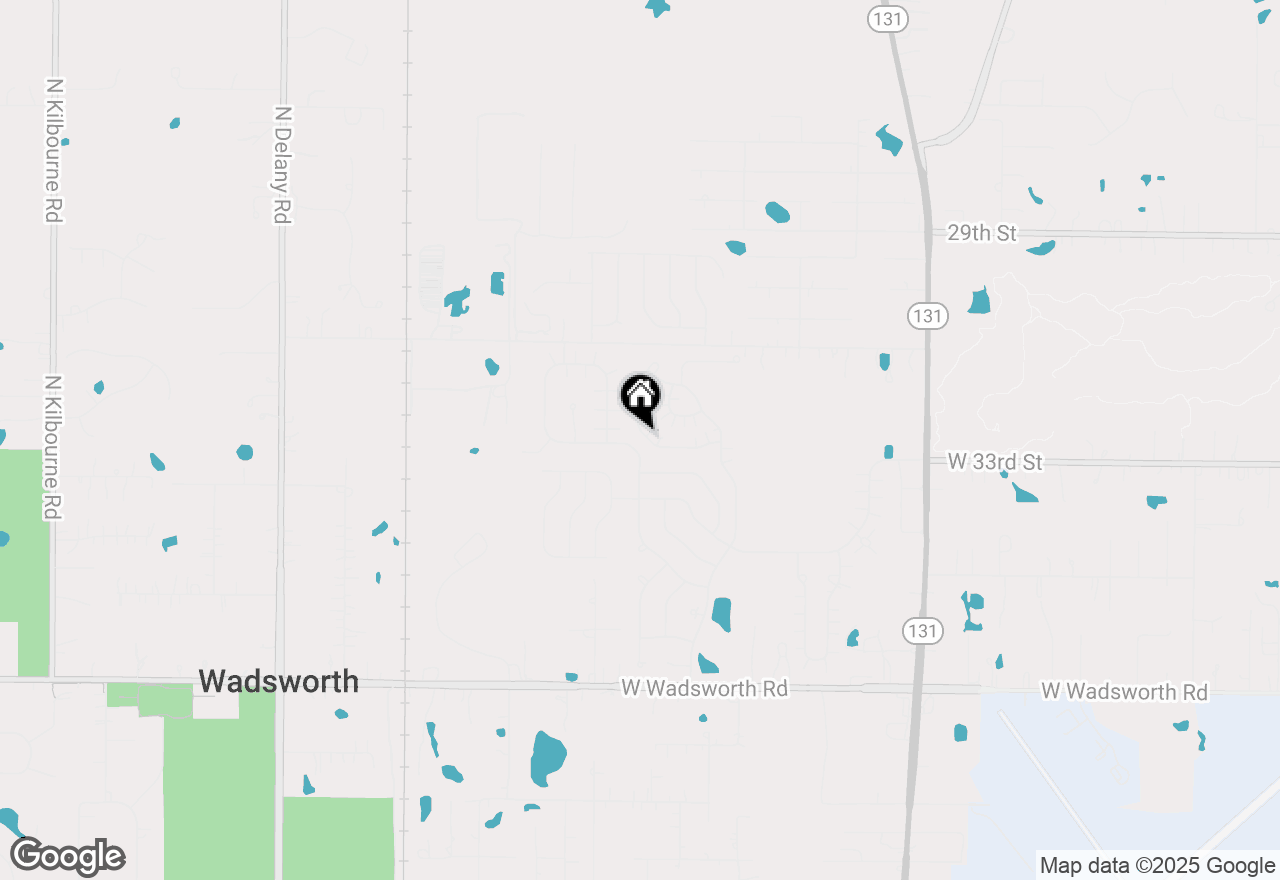 Map of 13187 W Sheffield Lane, Beach Park, IL 60083
