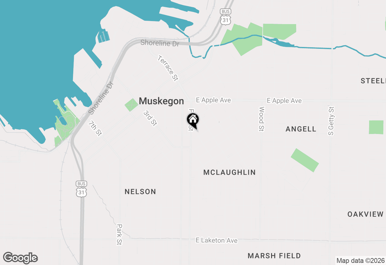 Map of 1181 Ransom Street, Muskegon, MI 49442