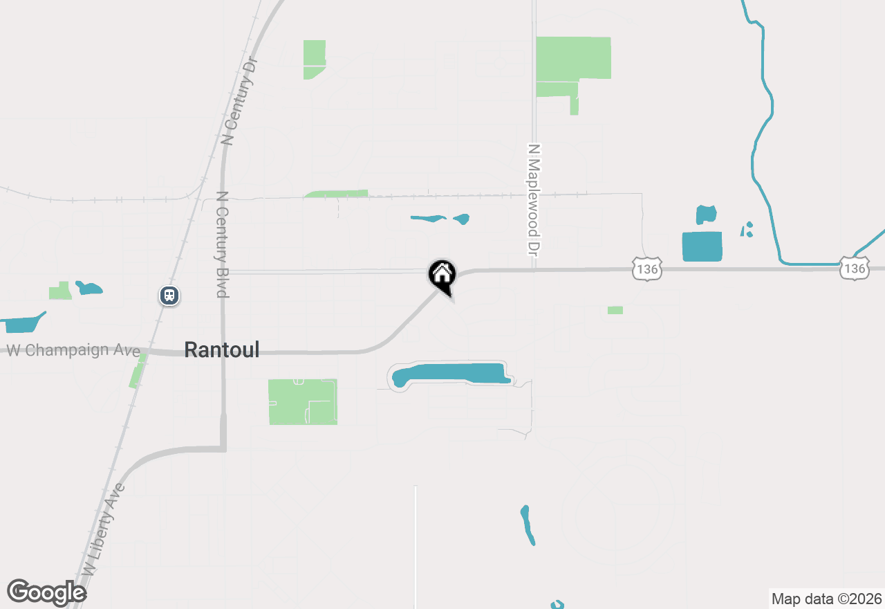 Map of 31 Winding Lane, Rantoul, IL 61866