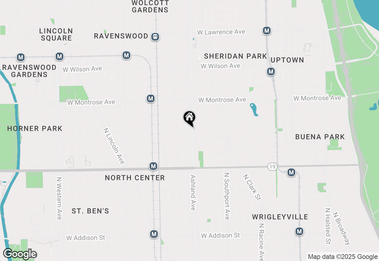 Map of 4212 N Ashland Avenue #GS, Chicago, IL 60613