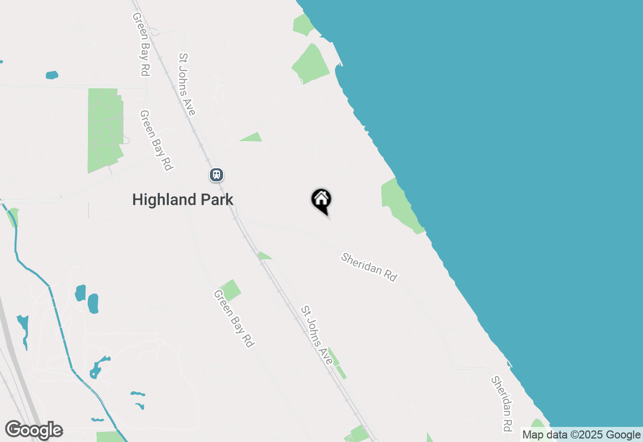 Map of 1535 Forest Avenue, Highland Park, IL 60035