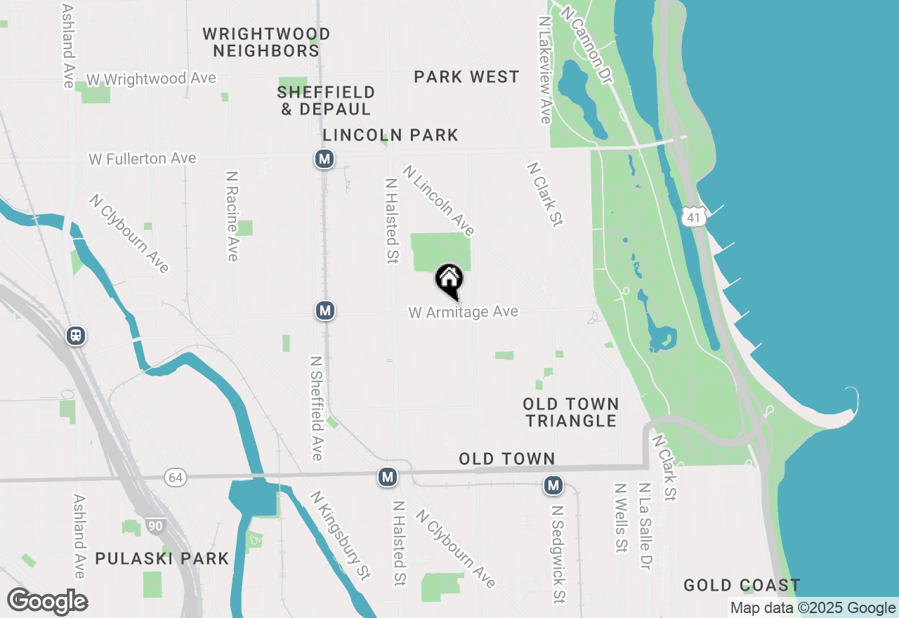 Map of 2002 N Howe Street #2N, Chicago, IL 60614