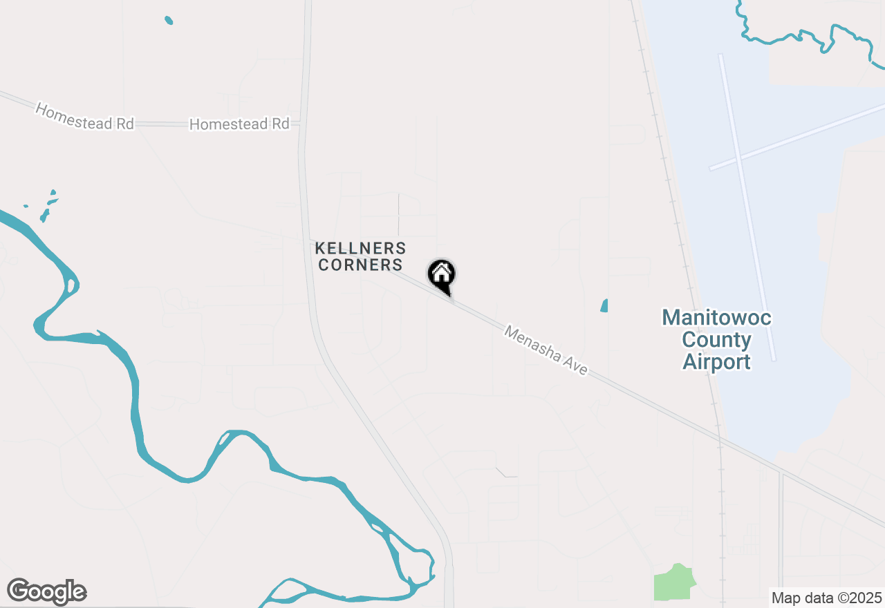 Map of 4207 Menasha Ave, Manitowoc, WI 54220