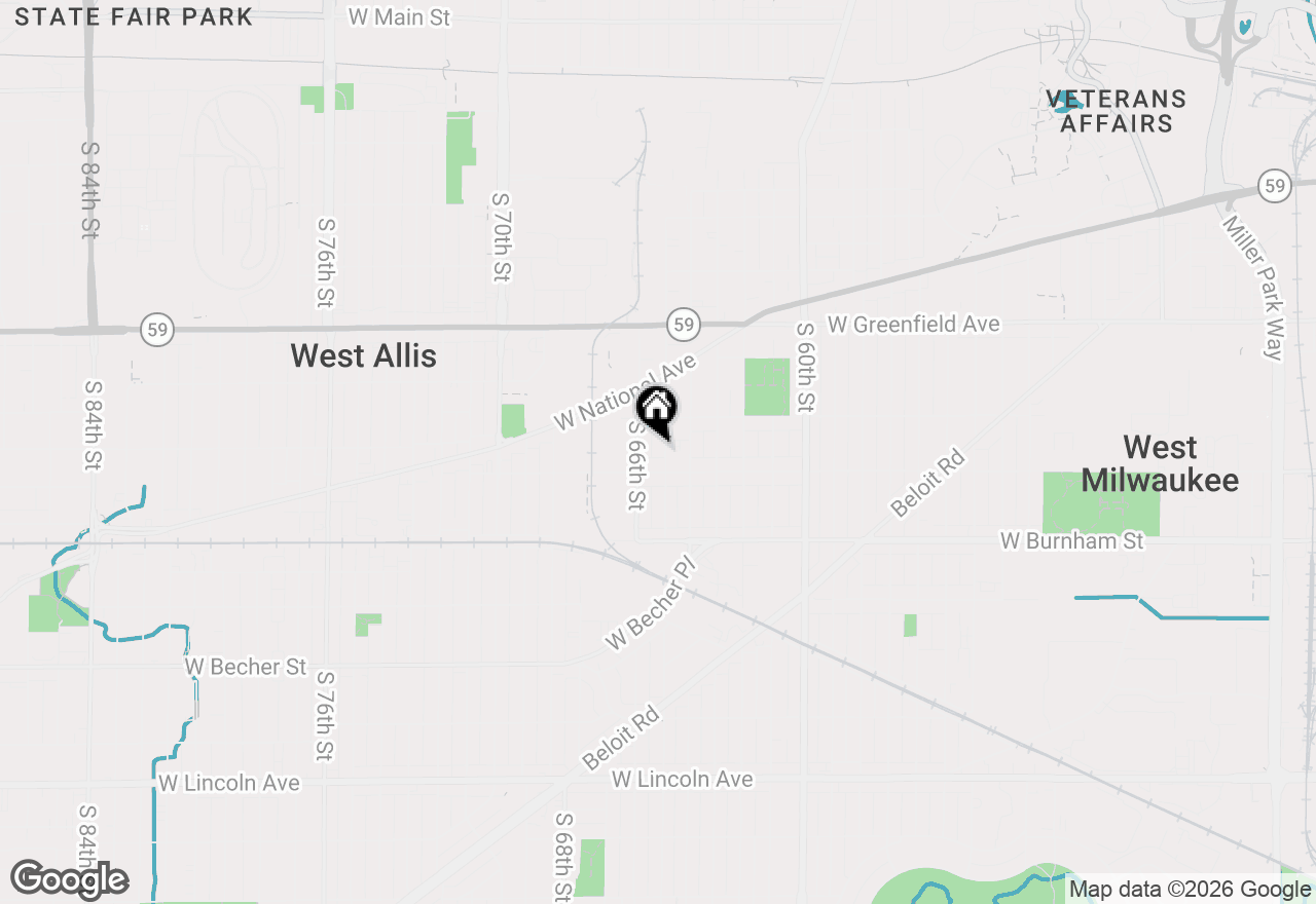 Map of 1645 S 65th St, West Allis, WI 53214