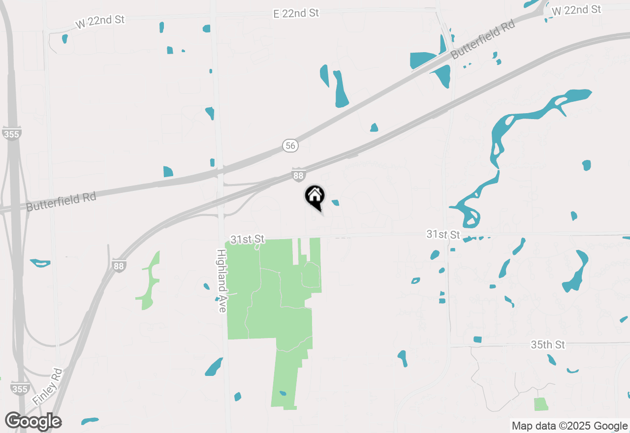 Map of 2S719 Williamsburg Court, Oak Brook, IL 60523