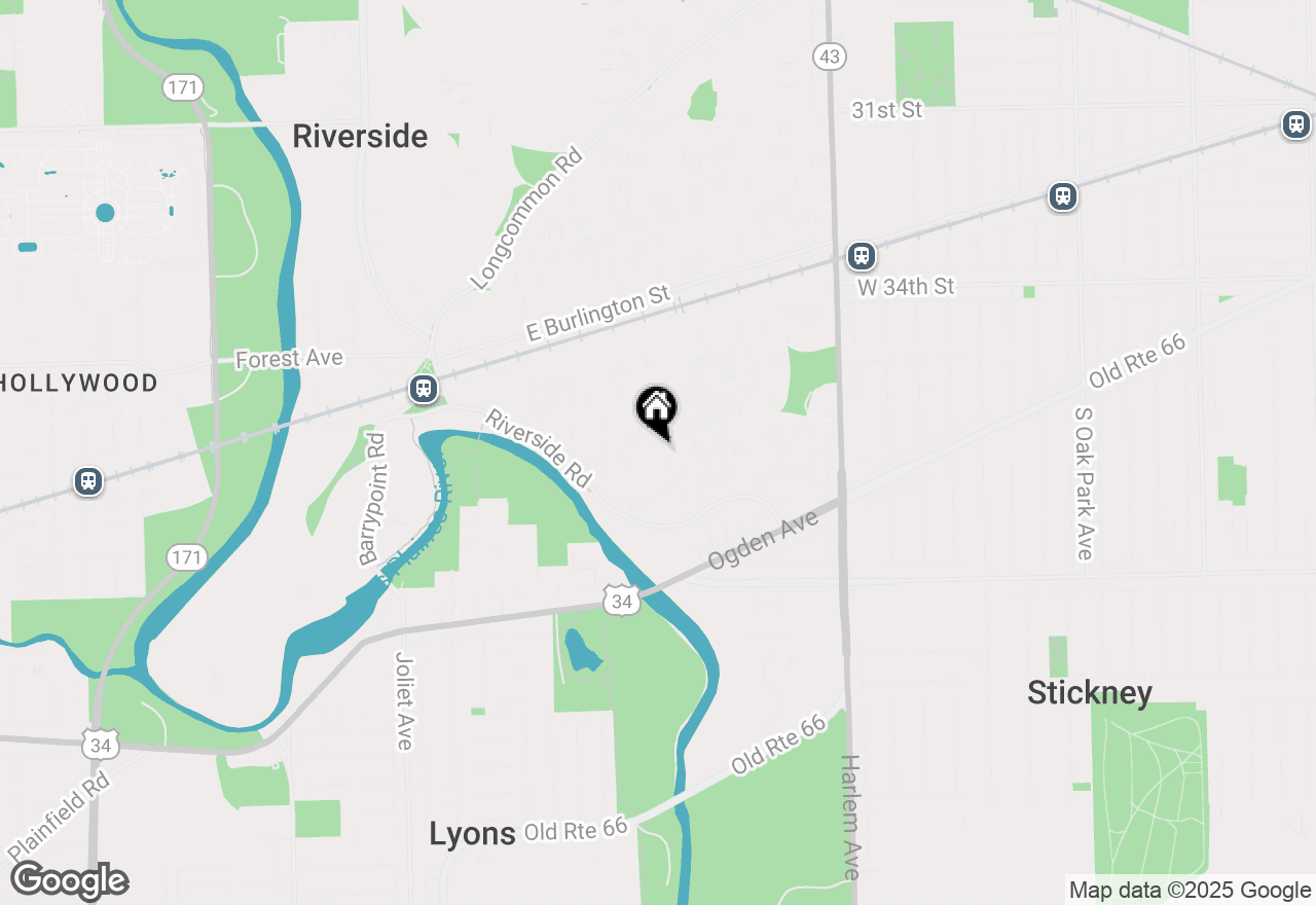 Map of 228 Olmsted Road, Riverside, IL 60546