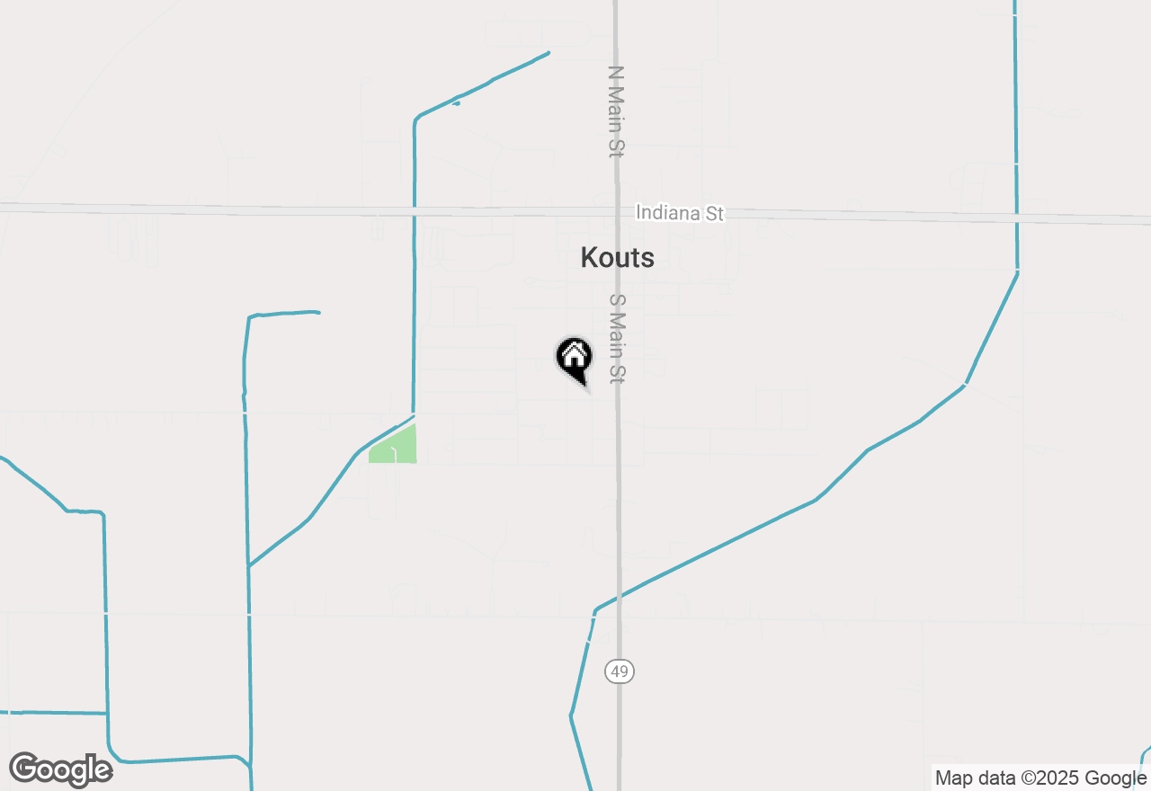 Map of 715 S Kouts Street, Kouts, IN 46347