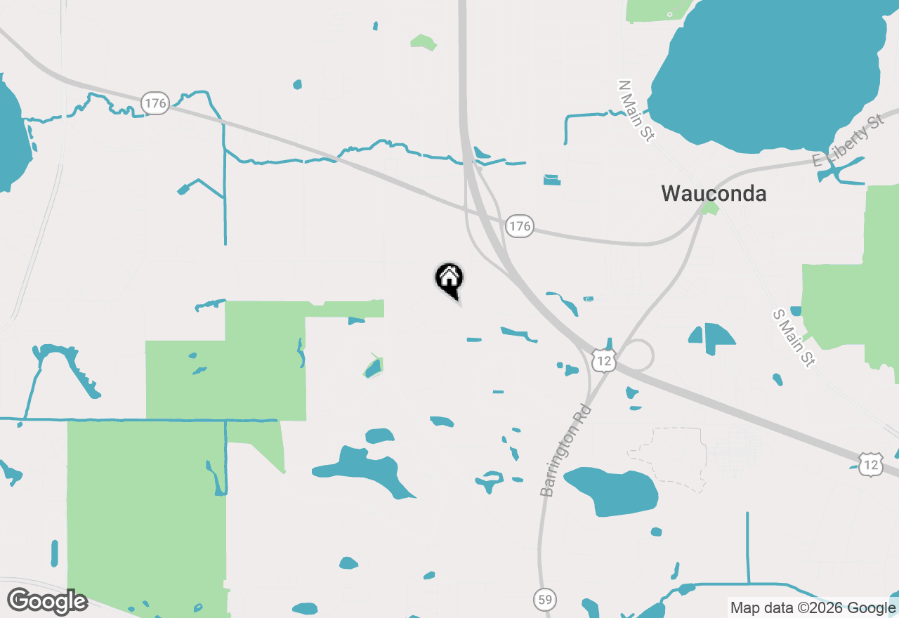 Map of 555 Meadowview Drive, Wauconda, IL 60084