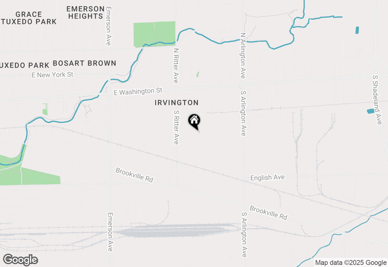 Map of 269-271 E Burgess Avenue, Indianapolis, IN 46219