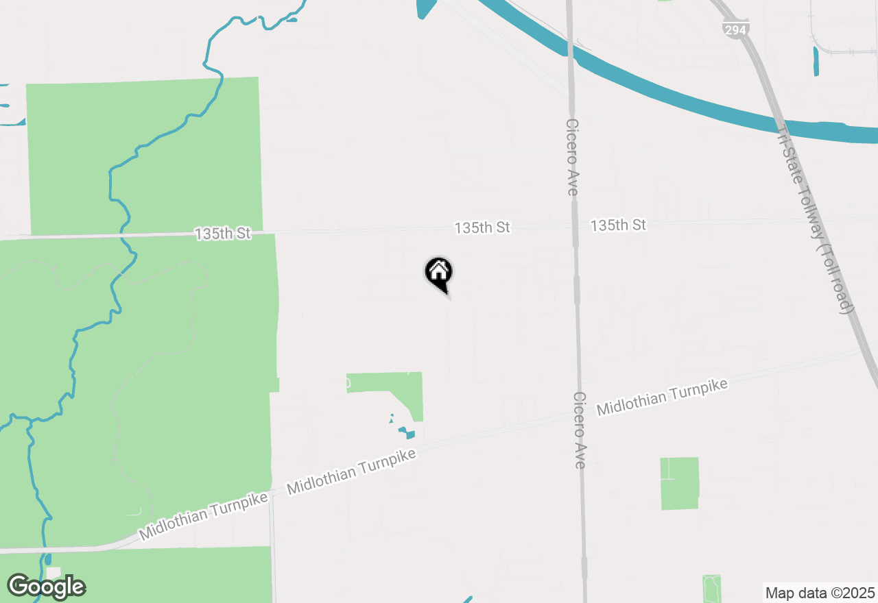 Map of (Address confidential), Crestwood, Illinois 60418