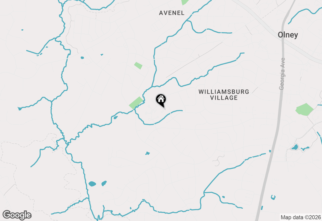 Map of 17524 Longview Lane, Olney, MD 20832