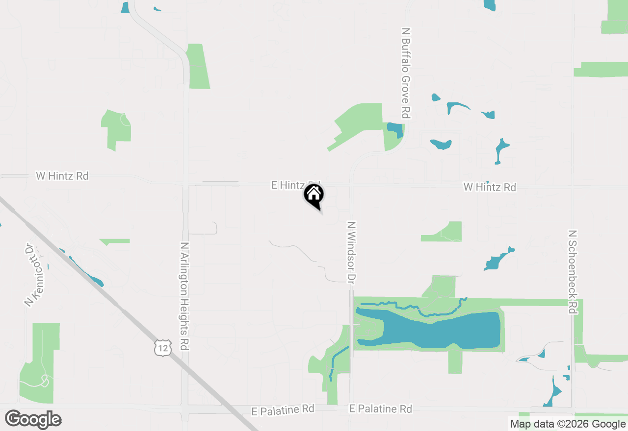 Map of 2522 N Brighton Place, Arlington Heights, IL 60004