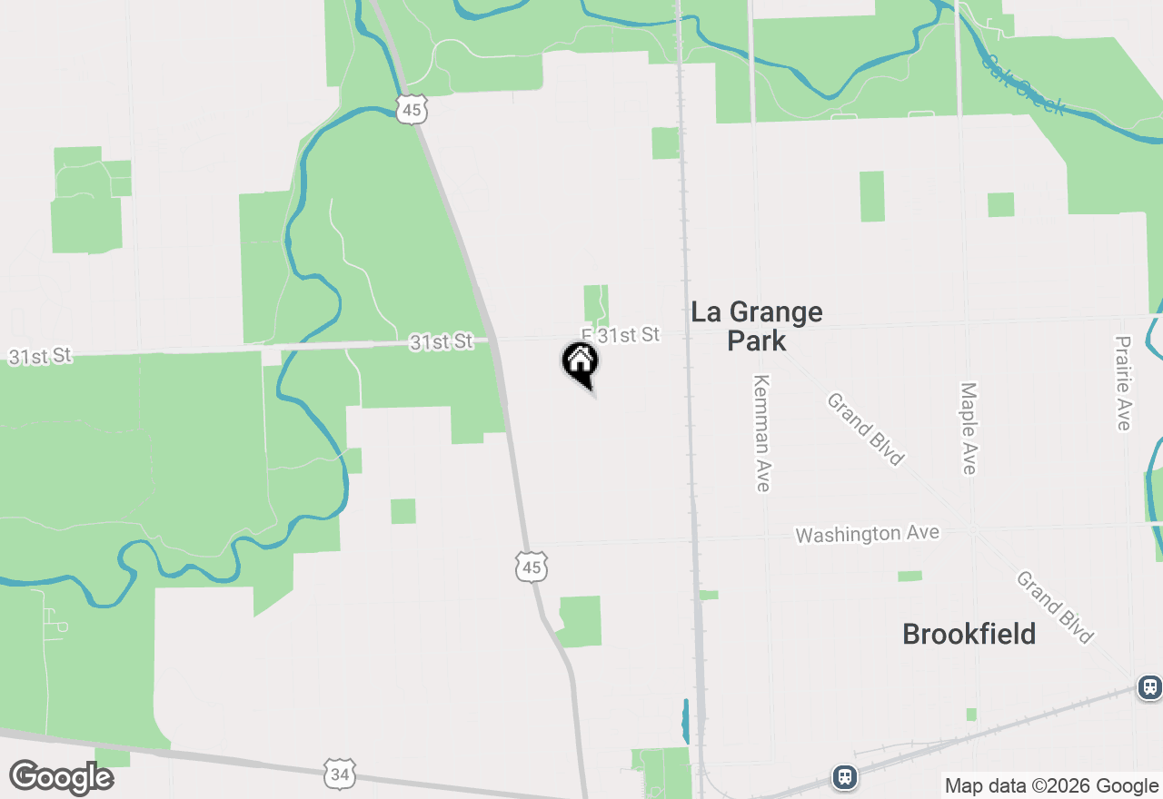 Map of 937 Robinhood Lane, La Grange Park, IL 60526
