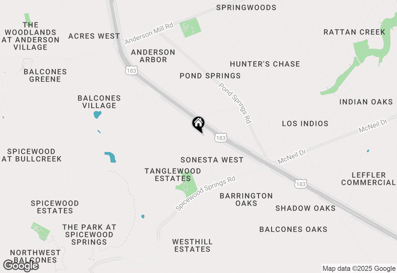 Map of 8600 Fathom Cir #2304, Austin, TX 78750