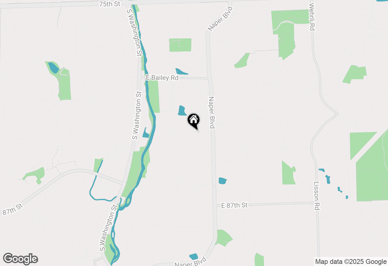 Map of 463 Bourbon Lane, Naperville, IL 60565