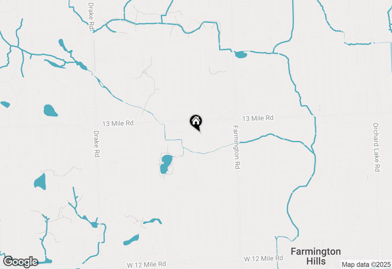 Map of 29342 New Bradford Drive, Farmington Hills, MI 48331