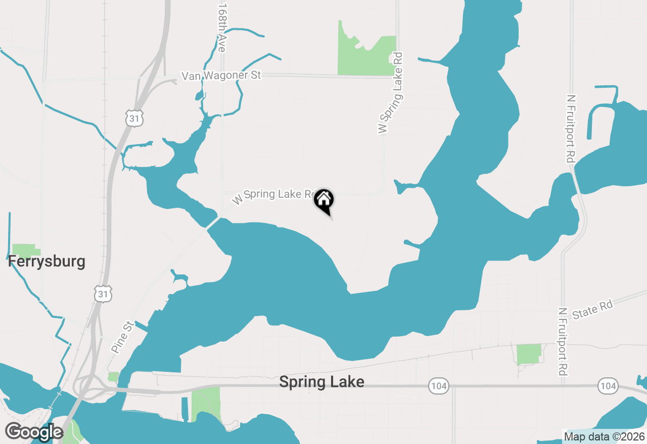 Map of 16480 Springvale Court, Spring Lake, MI 49456