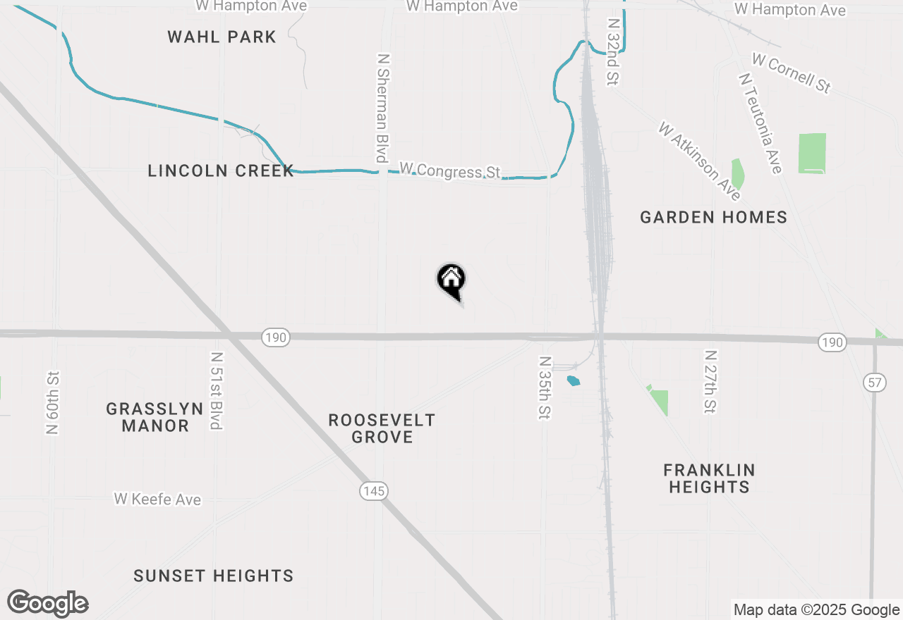 Map of 4050 N 40th St, Milwaukee, WI 53216