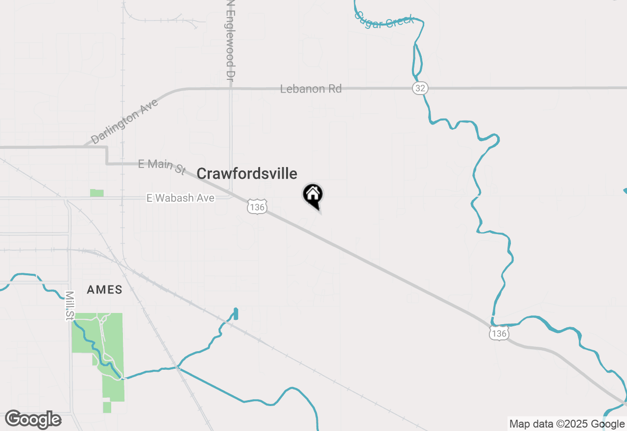 Map of 2000 Indianapolis Road #82, Crawfordsville, IN 47933
