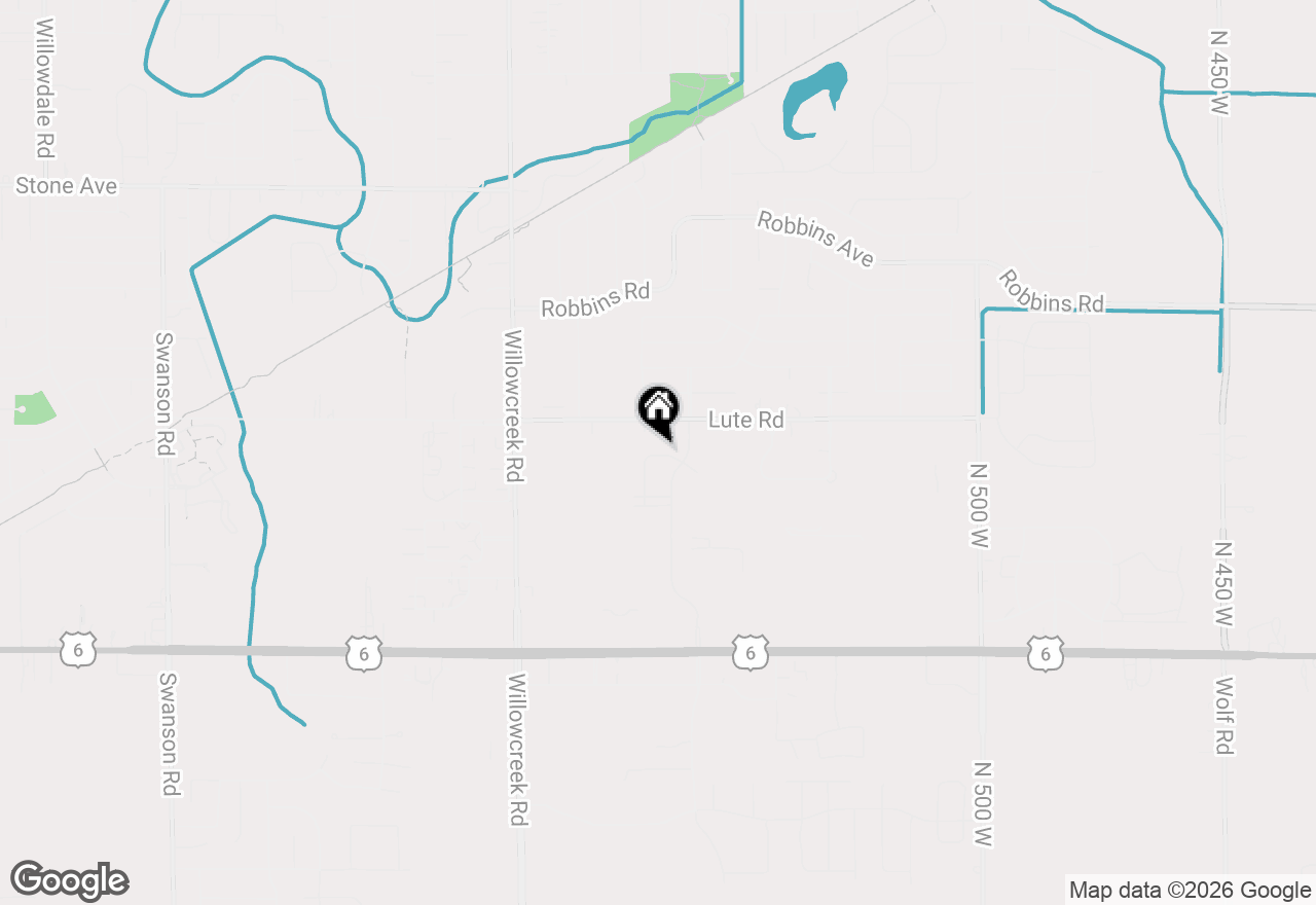 Map of 6164 River Run Avenue, Portage, IN 46368