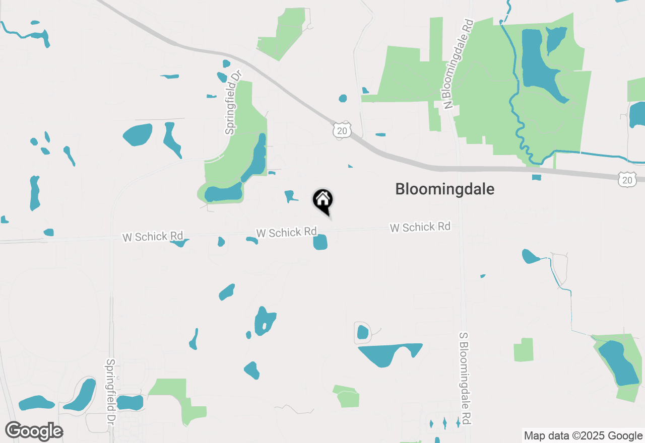 Map of 104 Villa Way #104, Bloomingdale, IL 60108