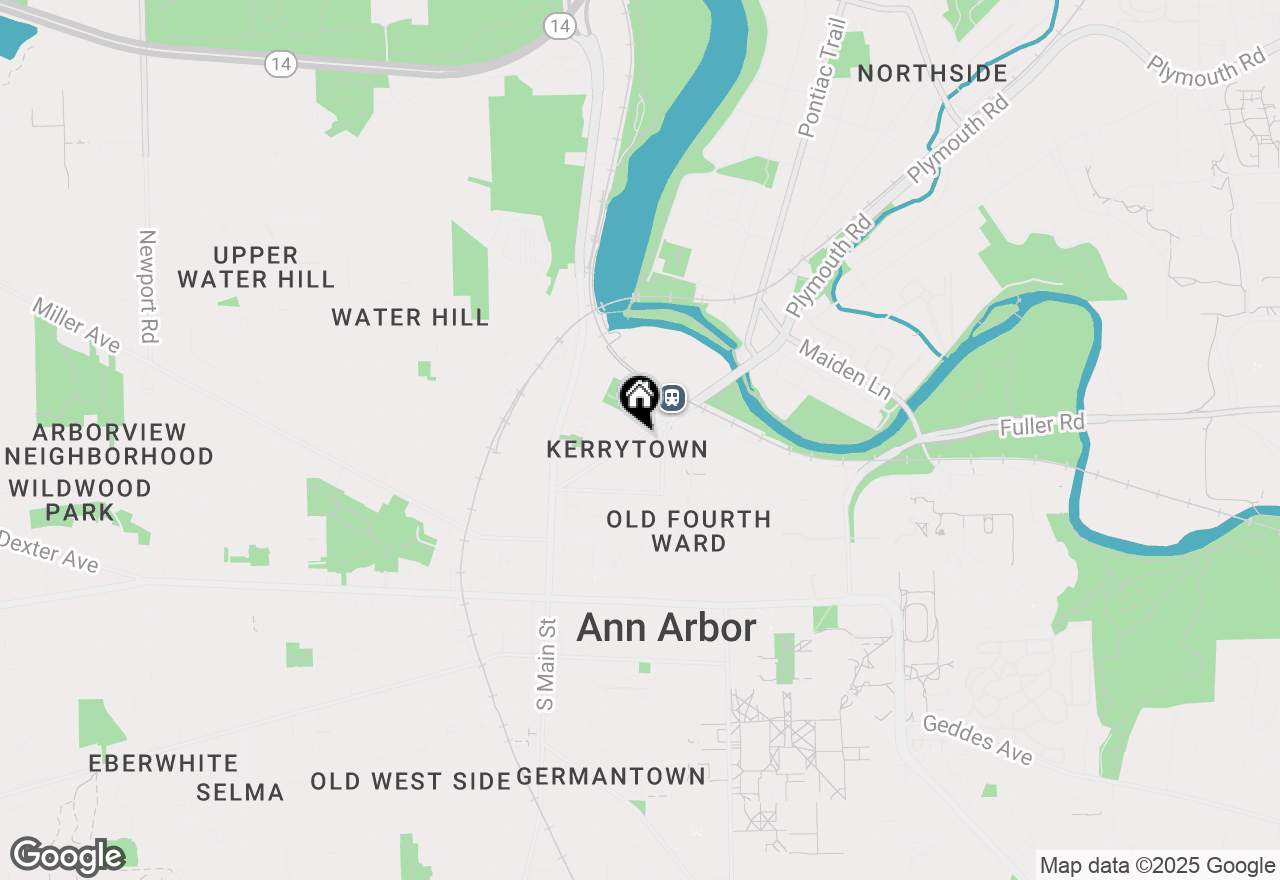 Map of 326 Beakes Street, Ann Arbor, MI 48104