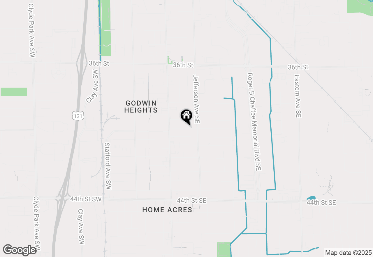 Map of 124 Janet Street Se, Wyoming, MI 49548