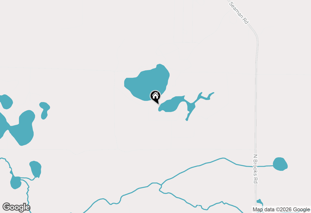 Map of 6922 W Twin Lake Drive, Irons, MI 49644