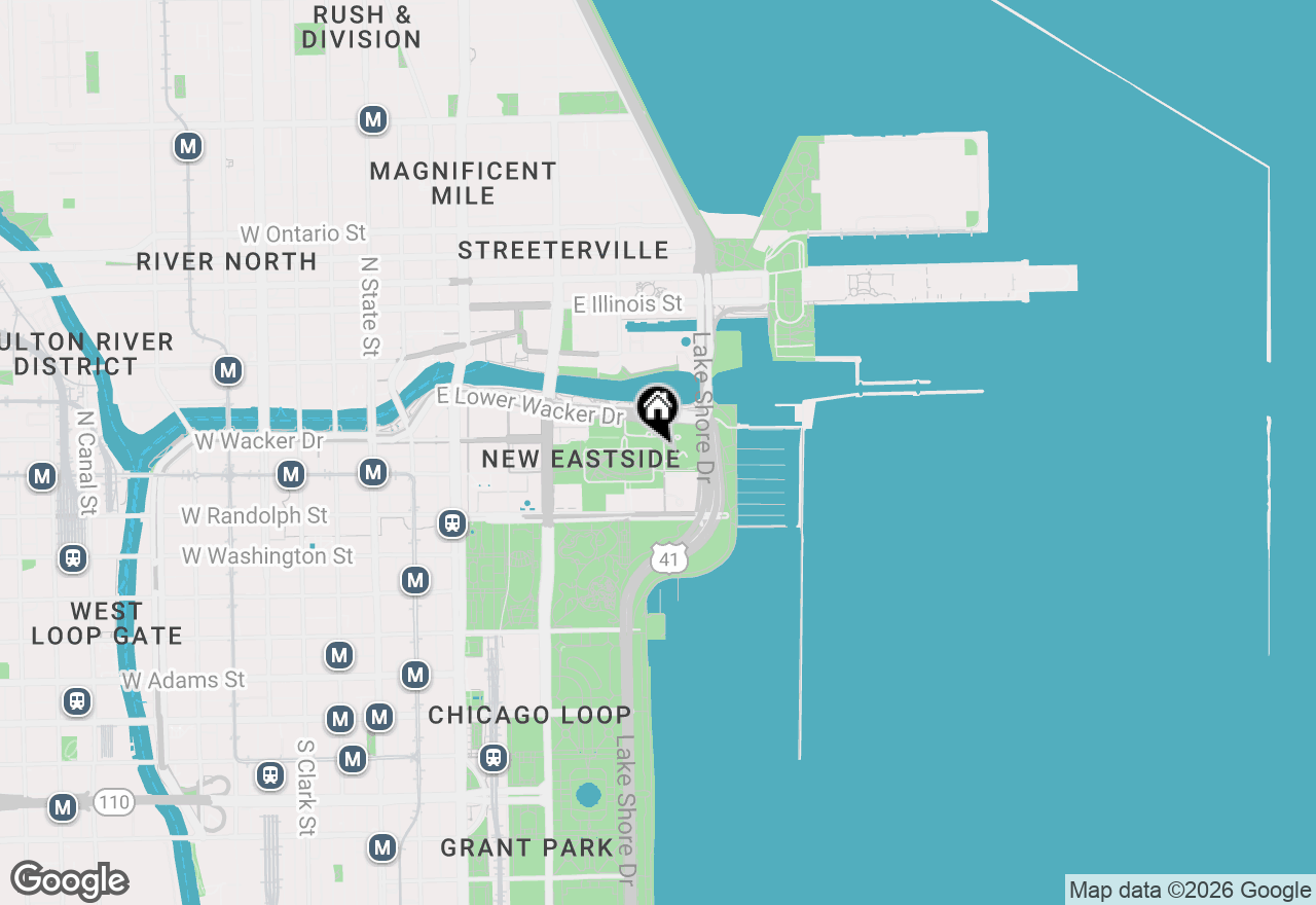 Map of 201 N Westshore Drive #107, Chicago, IL 60601