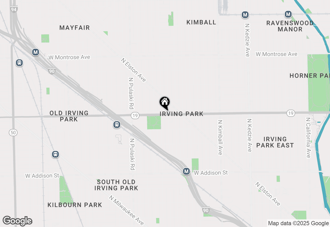 Map of 3746 W Irving Park Road #1A, Chicago, IL 60618