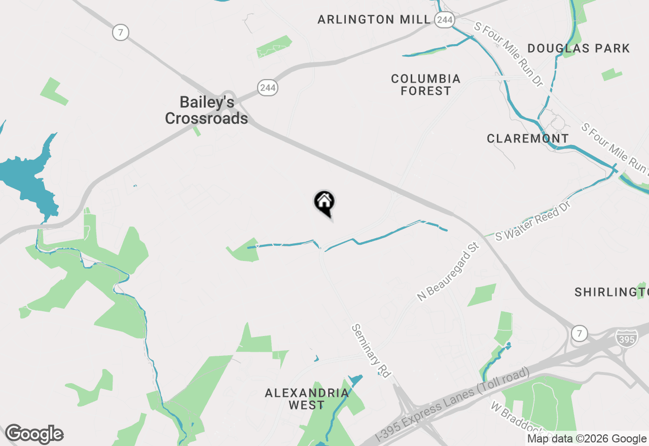 Map of 5505 Seminary Road #1412N, Falls Church, VA 22041