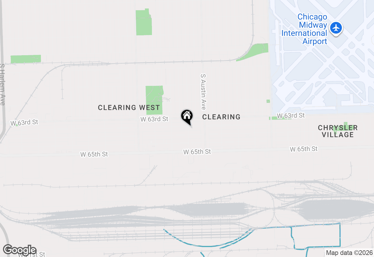 Map of 6101 W 63rd Place, Chicago, IL 60638