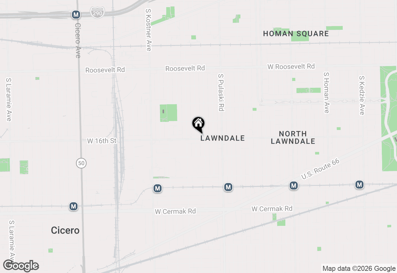 Map of 4118 W 16th Street, Chicago, IL 60623