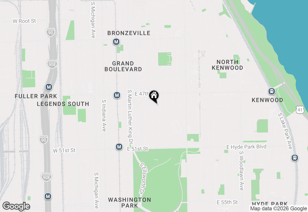 Map of 4759 S Forrestville Avenue #1W, Chicago, IL 60615