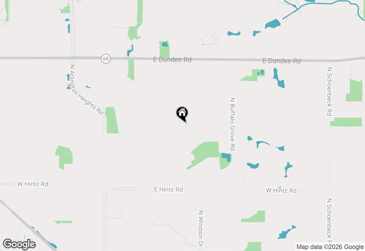 Map of 3051 N Huntington Drive, Arlington Heights, IL 60004