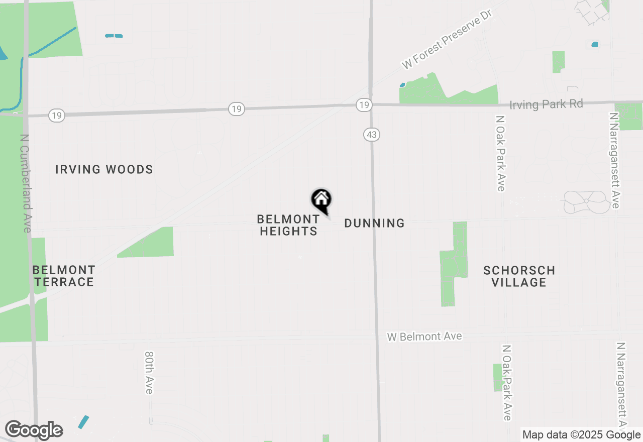 Map of 7354 W Addison Street, Chicago, IL 60634