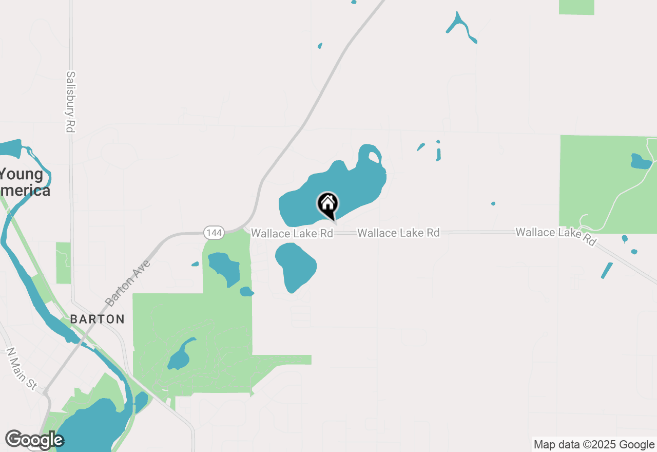 Map of 2472 Wallace Lake Rd, West Bend, WI 53090