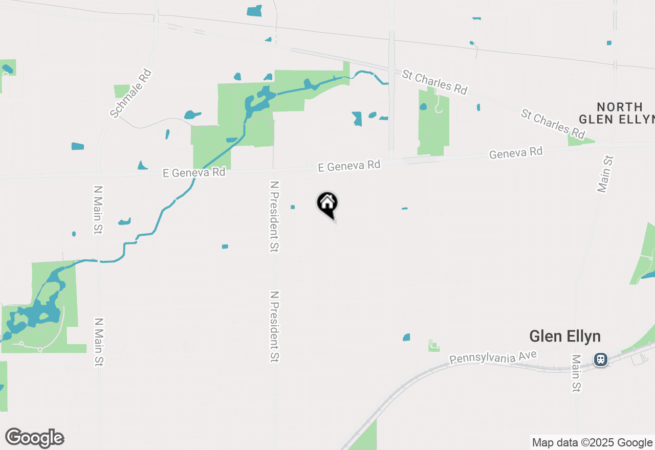 Map of 1912 N Summit Street, Wheaton, IL 60187