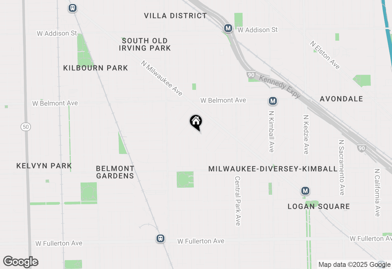 Map of 3011 N Avers Avenue, Chicago, IL 60618
