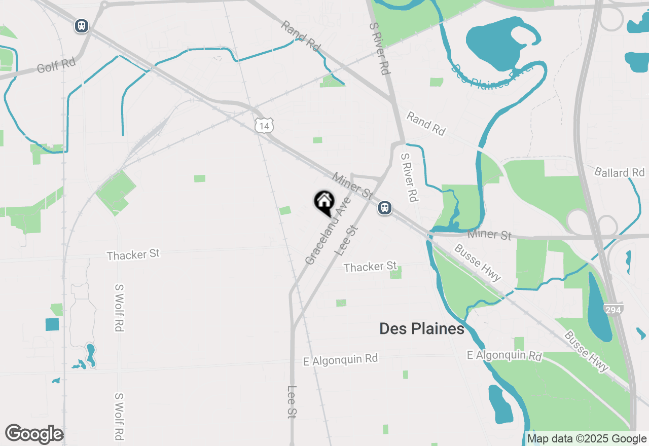 Map of 722 Graceland Avenue #212, Des Plaines, IL 60016