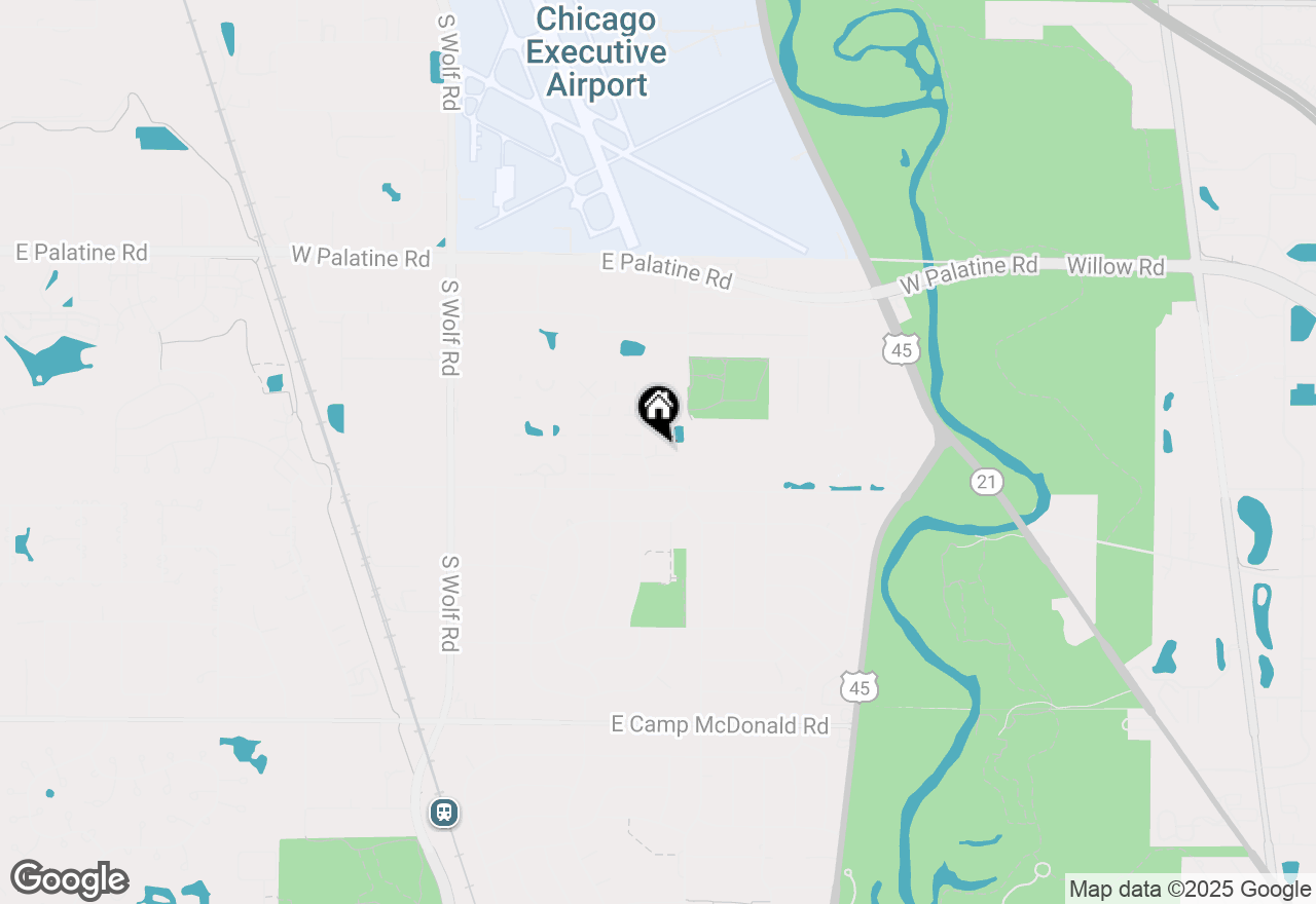 Map of 1481 Quaker Lane #117B, Prospect Heights, IL 60070